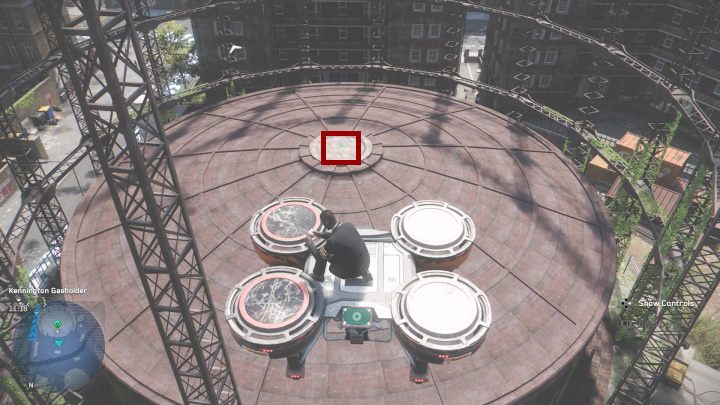 The easiest way to get to this tech point is to break down a wooden wall with painted red X, which can be found near the main gate - Watch Dogs Legion: Tech Points - Lambeth map, locations - Lambeth - Watch Dogs Legion Guide