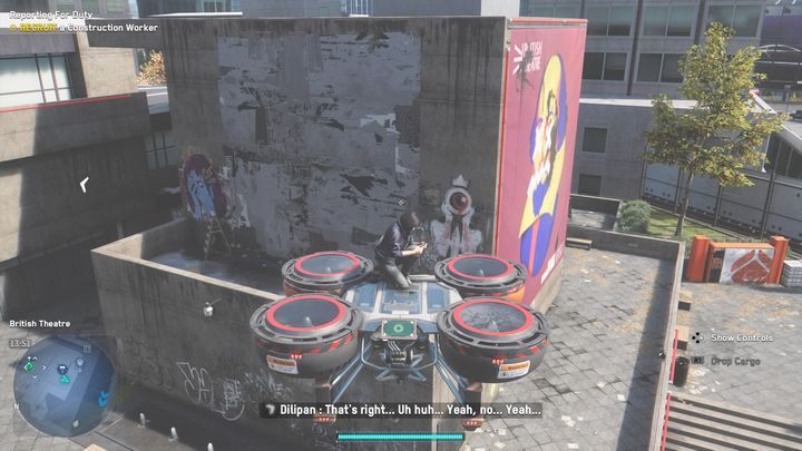 This Paste Up spot is on a wall on the lower level of the roof - Watch Dogs Legion: Paste Up - Lambeth map, locations - Lambeth - Watch Dogs Legion Guide