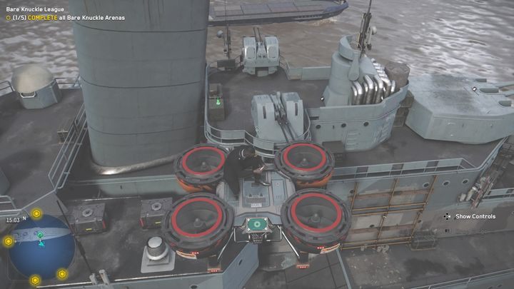 The tech point is hidden on the roof of the building - Watch Dogs Legion: Tech Points - Southwark map, locations - Southwark - Watch Dogs Legion Guide