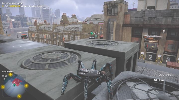 The Tech Point can be found in a vent shaft, right next to the river - Watch Dogs Legion: Tech Points - Southwark map, locations - Southwark - Watch Dogs Legion Guide