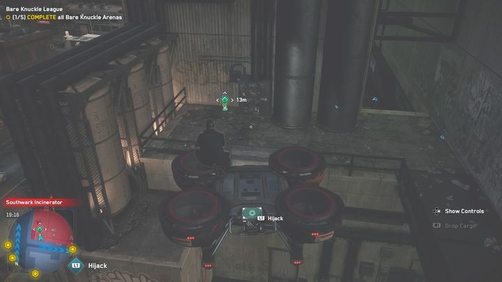 The Tech Point is located on the roof of the building - simply use a drone to get there - Watch Dogs Legion: Tech Points - Southwark map, locations - Southwark - Watch Dogs Legion Guide