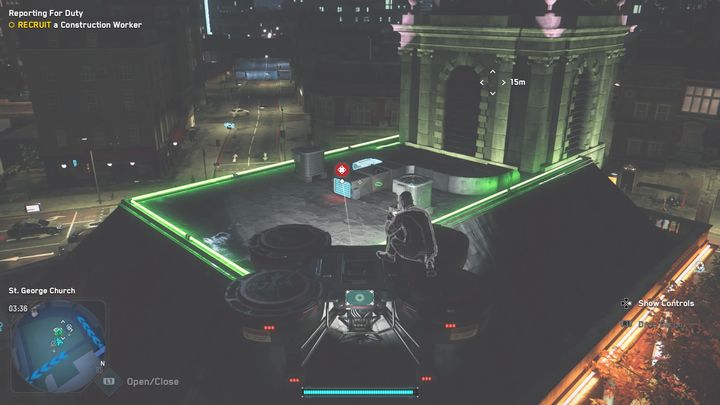The Tech Point is on the rooftop - Watch Dogs Legion: Tech Points - Southwark map, locations - Southwark - Watch Dogs Legion Guide