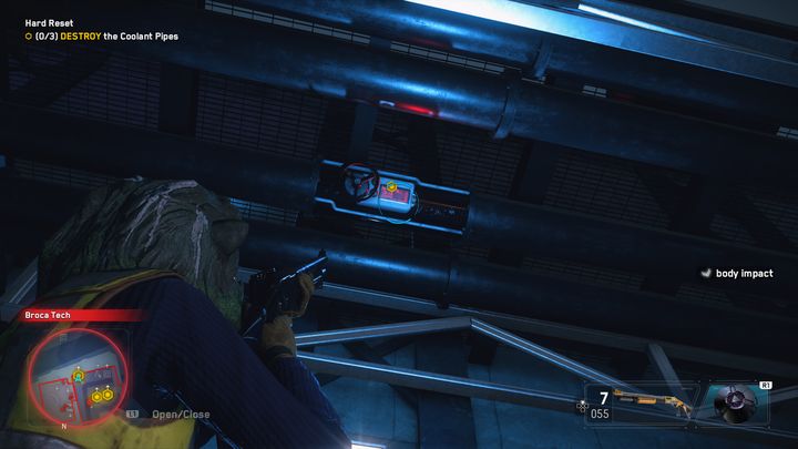 Your task will be to destroy 3 pipes, which will be marked on the minimap - Watch Dogs Legion: Hard Reset - walkthrough - DedSec Missions, part 2 - Watch Dogs Legion Guide