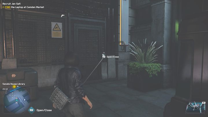 An excerpt of Orwell's "1984" book is found under the bench in the gardens located in the central part of the building - Watch Dogs Legion: Relics - Camden map, locations - Camden - Watch Dogs Legion Guide