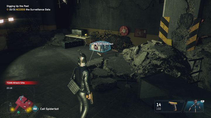 After you remove the parts from the police robot, call the arachnid - Watch Dogs Legion: Digging Up the Past - walkthrough - DedSec Missions - Watch Dogs Legion Guide