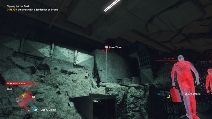 On the left side at the top, there is a ventilation duct - Watch Dogs Legion: Digging Up the Past - walkthrough - DedSec Missions - Watch Dogs Legion Guide