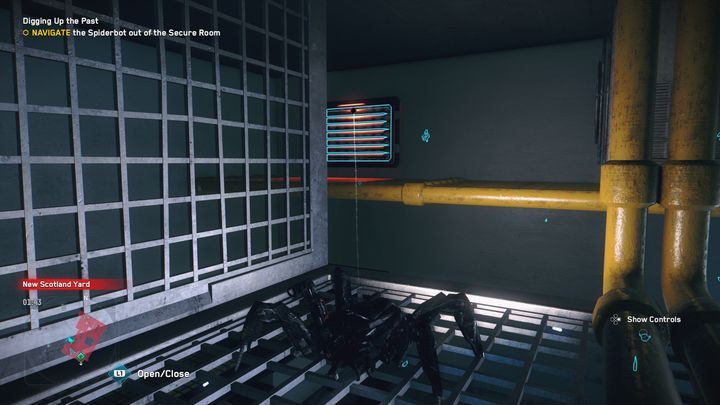 Jump higher and higher and open the cage, enter the ventilation shaft and go ahead - Watch Dogs Legion: Digging Up the Past - walkthrough - DedSec Missions - Watch Dogs Legion Guide