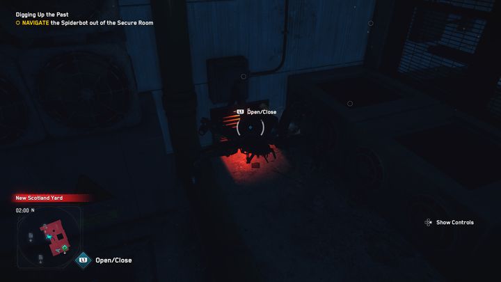 Then circle the room, climb on the pipes and jump up - Watch Dogs Legion: Digging Up the Past - walkthrough - DedSec Missions - Watch Dogs Legion Guide
