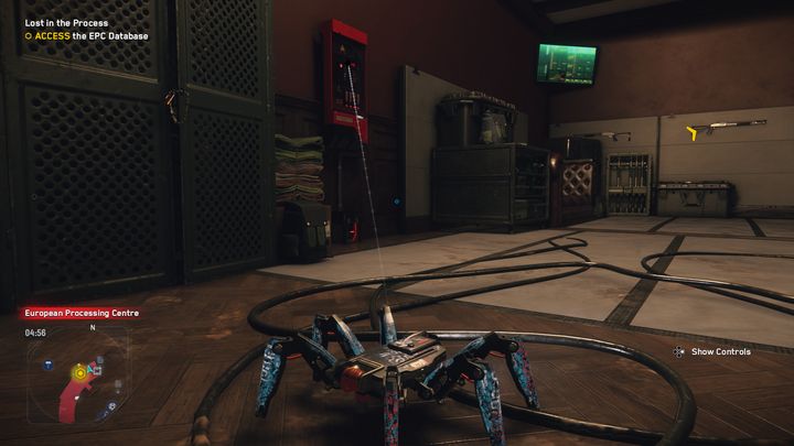 Walk the arachnid to the terminal and open the door, go to the next room and download the files - Watch Dogs Legion: Lost in the Process - walkthrough - Kelley Missions - Watch Dogs Legion Guide