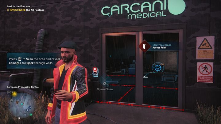 Download files from a device that is close to the person you contacted at the beginning of the mission - Watch Dogs Legion: Lost in the Process - walkthrough - Kelley Missions - Watch Dogs Legion Guide