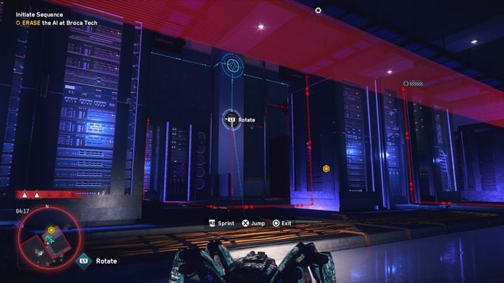 On the right side at the top, there is a server room, where there is a simple puzzle you need to solve, which consists of switching nodes so that they reach their destination - Watch Dogs Legion: Initiate Sequence - walkthrough - Missions 404 - Watch Dogs Legion Guide