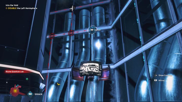 Then take care of the switch on the right side at the top - Watch Dogs Legion: Into the Void - walkthrough - Missions 404 - Watch Dogs Legion Guide