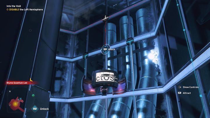 To unlock the center, you need to connect the left and right sides - Watch Dogs Legion: Into the Void - walkthrough - Missions 404 - Watch Dogs Legion Guide