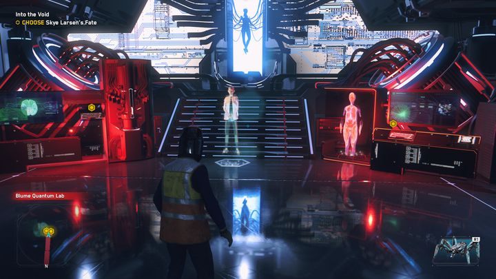 The final task is to choose the fate of Skye Larsen - Watch Dogs Legion: Into the Void - walkthrough - Missions 404 - Watch Dogs Legion Guide