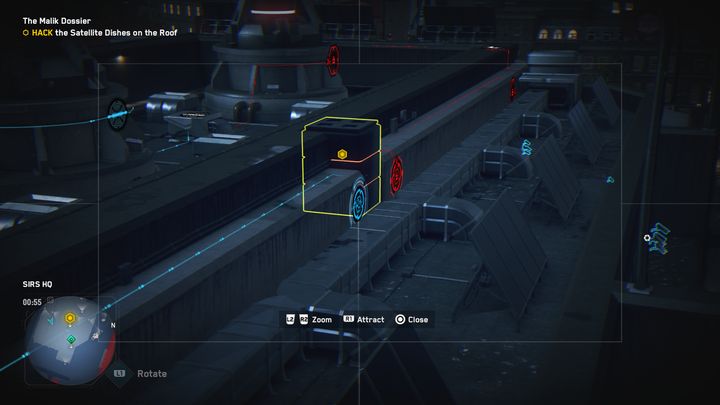 Find the crate on the roof and try to hack it - Watch Dogs Legion: Dossier Malik - walkthrough - SIRS Missions - Watch Dogs Legion Guide