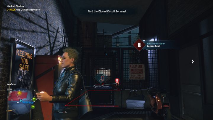 When you get there, you'll notice a locked door - Watch Dogs Legion: Market Closing - walkthrough - Kelley Missions, part 2 - Watch Dogs Legion Guide