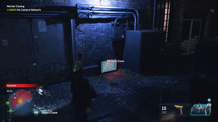 Once inside, there will be a ventilation shaft on the left side - Watch Dogs Legion: Market Closing - walkthrough - Kelley Missions, part 2 - Watch Dogs Legion Guide