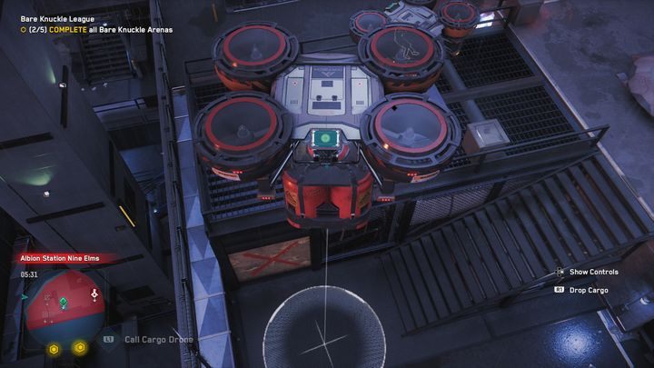 The tech point is located on the top floor of the building - Watch Dogs Legion: Tech Points - Nine Elms map - Nine Elms - Watch Dogs Legion Guide