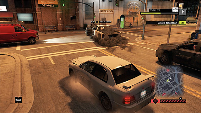 Damage Racines car and then, run over him - Mission 2 (Breakable Things) | Main missions - Act II - Main missions - Act II - Watch Dogs Game Guide