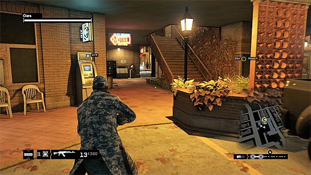 After you have cleared the area again, tale the passage shown in the above screenshot, which is located under Aidens destroyed motel room, because it is definitely the shortest route to Claras car - Mission 3 (Collateral) | Main missions - Act II - Main missions - Act II - Watch Dogs Game Guide