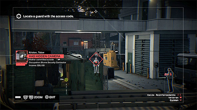 The guard with a camera - Unlocking mission 6 | Main missions - Act II - Main missions - Act II - Watch Dogs Game Guide