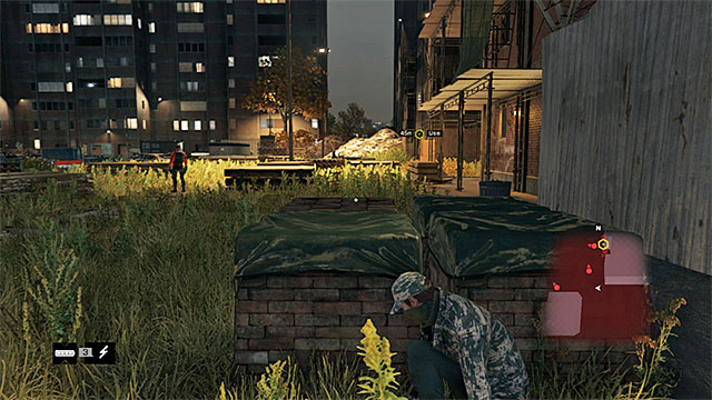 Watch out for the snipers, along your path to the third terminal - Mission 6 (Jury-Rigged) | Main missions - Act II - Main missions - Act II - Watch Dogs Game Guide