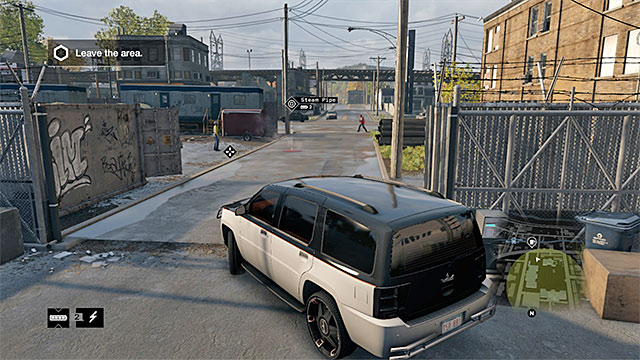 You can steal one of the cars of the gangsters - Mission 6 (Jury-Rigged) | Main missions - Act II - Main missions - Act II - Watch Dogs Game Guide