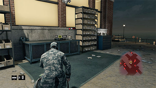 The spot where you find the case - Mission 10 (Breadcrumbs) | Main missions - Act II - Main missions - Act II - Watch Dogs Game Guide