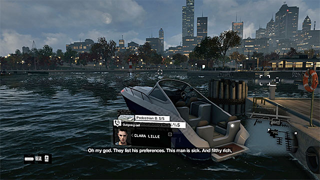 You can get away from the port even with the boat that you have stolen - Mission 10 (Breadcrumbs) | Main missions - Act II - Main missions - Act II - Watch Dogs Game Guide