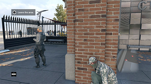 Watch out for the guard at the gate - Unlocking mission 11 | Main missions - Act II - Main missions - Act II - Watch Dogs Game Guide
