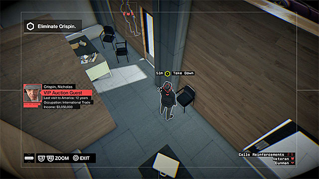 Nicholas is staying in the side room of the car dealership - Mission 11 (Stare Into the Abyss) | Main missions - Act II - Main missions - Act II - Watch Dogs Game Guide