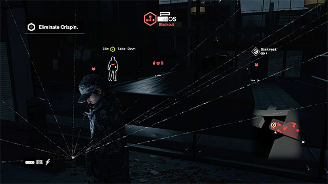 It is easy to walk around the guards and get Crispin after you cut off power supply - Mission 11 (Stare Into the Abyss) | Main missions - Act II - Main missions - Act II - Watch Dogs Game Guide