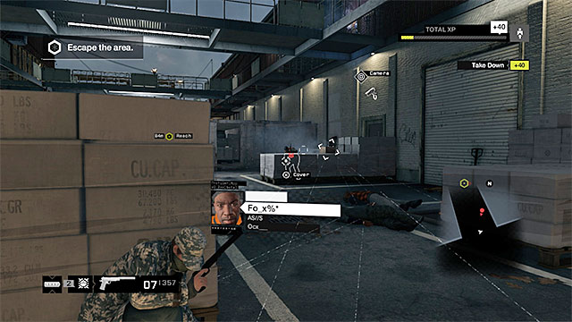 Always attack here from behind good covers - Mission 12 (A Risky Bid) | Main missions - Act II - Main missions - Act II - Watch Dogs Game Guide