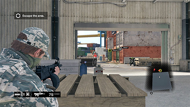 First of all, you should watch out for the Enforcer - Mission 12 (A Risky Bid) | Main missions - Act II - Main missions - Act II - Watch Dogs Game Guide