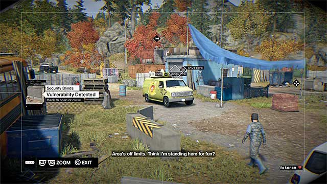 The place where you steal the van - Mission 1 (Hope Is a Sad Thing) | Main missions - Act III - Main missions - Act III - Watch Dogs Game Guide