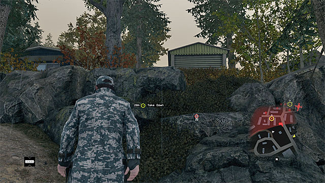 You can reach the security chiefs in any order that you want to, where I recommend that you first deal with the one between the trailers in the Eastern part of the camp - Mission 2 (A Pit of Paranoia) | Main missions - Act III - Main missions - Act III - Watch Dogs Game Guide