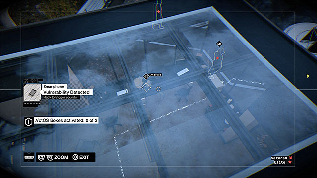 Hack into the smartphone to attract the attention of the guards - Mission 4 (The Future Is In Blume) | Main missions - Act III - Main missions - Act III - Watch Dogs Game Guide