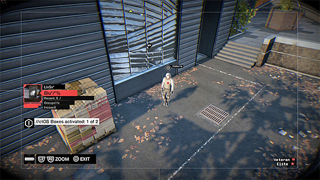 The enclosed area needs to be approached by the guard with camera - Mission 4 (The Future Is In Blume) | Main missions - Act III - Main missions - Act III - Watch Dogs Game Guide