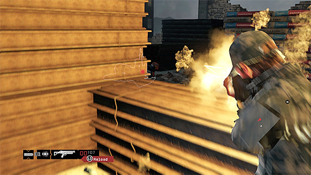 It is worthwhile to use the grenade launcher, the shotgun or a automatic gun - Mission 6 (By Any Means Necessary) | Main missions - Act III - Main missions - Act III - Watch Dogs Game Guide