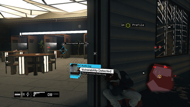 The first audio log in Blume building, in the cafeteria - Act III | Audio Logs - Audio Logs - Watch Dogs Game Guide