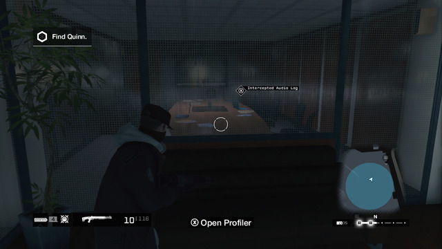 The laptop with the audio log in the conference room - Act IV and the Bunker | Audio Logs - Audio Logs - Watch Dogs Game Guide