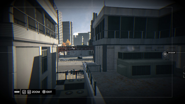 The view from the panned to the right camera - ctOS Towers | Maps of smaller activities - Maps of smaller activities - Watch Dogs Game Guide