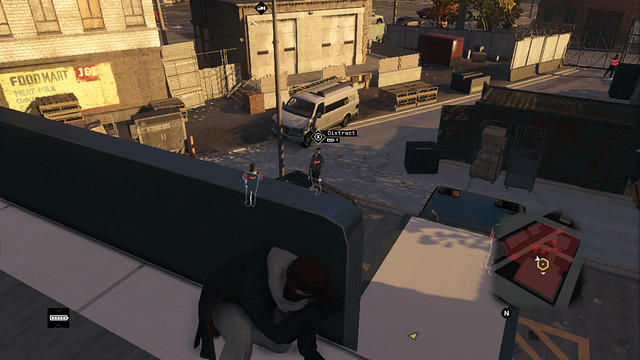 On the rooftop, you are safe as long as you stay in hiding - #3 The Wards | ctOS Control Centers - ctOS Control Centers - Watch Dogs Game Guide