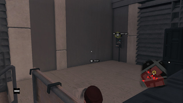 While in hiding, you have a perfect view of the terminal - #3 The Wards | ctOS Control Centers - ctOS Control Centers - Watch Dogs Game Guide