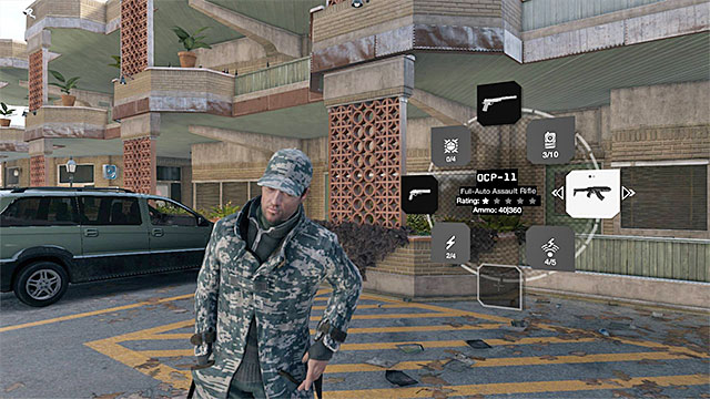 A dial menu - Aidens equipment | Basic info - Basic info - Watch Dogs Game Guide
