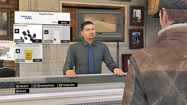 In Watch_Dogs you can craft additional gadgets (tools) that Aiden can later use to his aid, e - General premises | Crafting - Crafting - Watch Dogs Game Guide