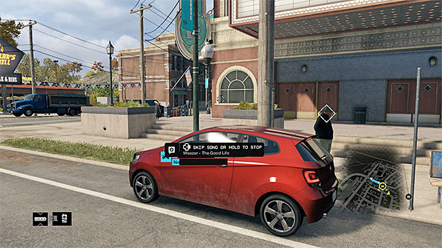 Look out for parking lots and for cars parked at curbs - Obtaining the means of transport | Activities and hints - Activities and hints - Watch Dogs Game Guide