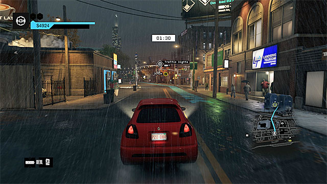 Blue arrows point to the specified destination - Hideouts and exploration of the city | Activities and hints - Activities and hints - Watch Dogs Game Guide