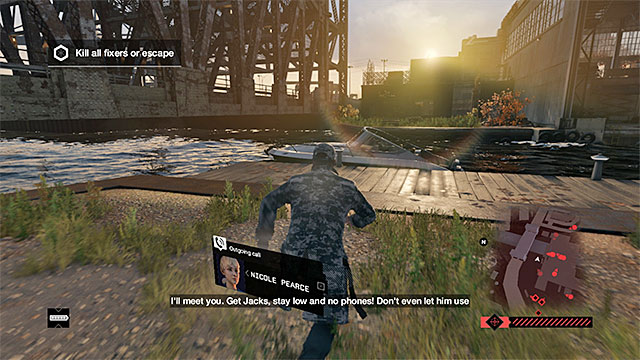 It is a good idea to use the boat - Mission 5 (Little Sister) | Main missions - Act IV - Main missions - Act IV - Watch Dogs Game Guide
