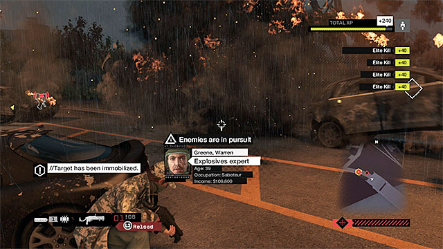 The grenade launcher is perfect for destroying the vehicles on the convoy - Description of a typical convoy attack | Criminal Convoys - Criminal Convoys - Watch Dogs Game Guide